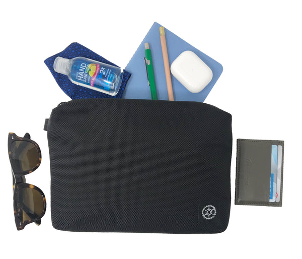 Large Nylon Pouch - Black Ballistic - Sprocket