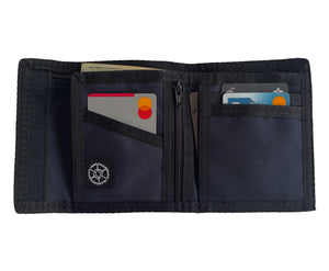 Classic Nylon Bifold Wallet - Dark Navy