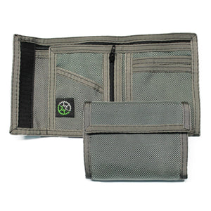 Ballistic Nylon Bifold Wallet - Grey