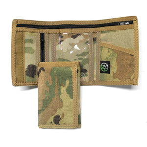 Nylon Trifold Wallet - MultiCam Camo