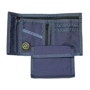 Classic Nylon Bifold Wallet - Navy