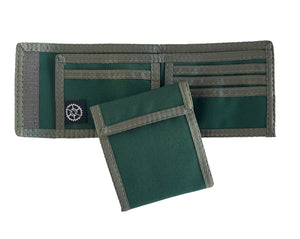 Compact Bifold Wallet  - Green