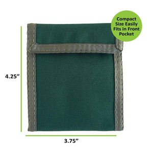 Compact Bifold Wallet  - Green