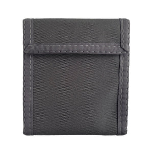 Compact Nylon Bifold Wallet  - Smoke Grey