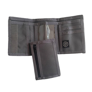 Compact Trifold Wallet  - Smoke Grey