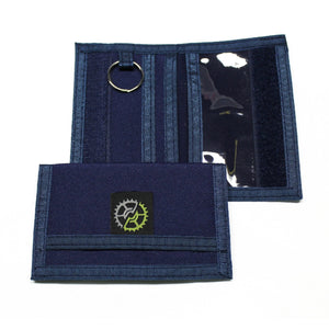 Nylon Front Pocket Wallet - Navy