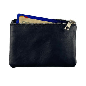 Card Wallet w/ Key Ring - Black