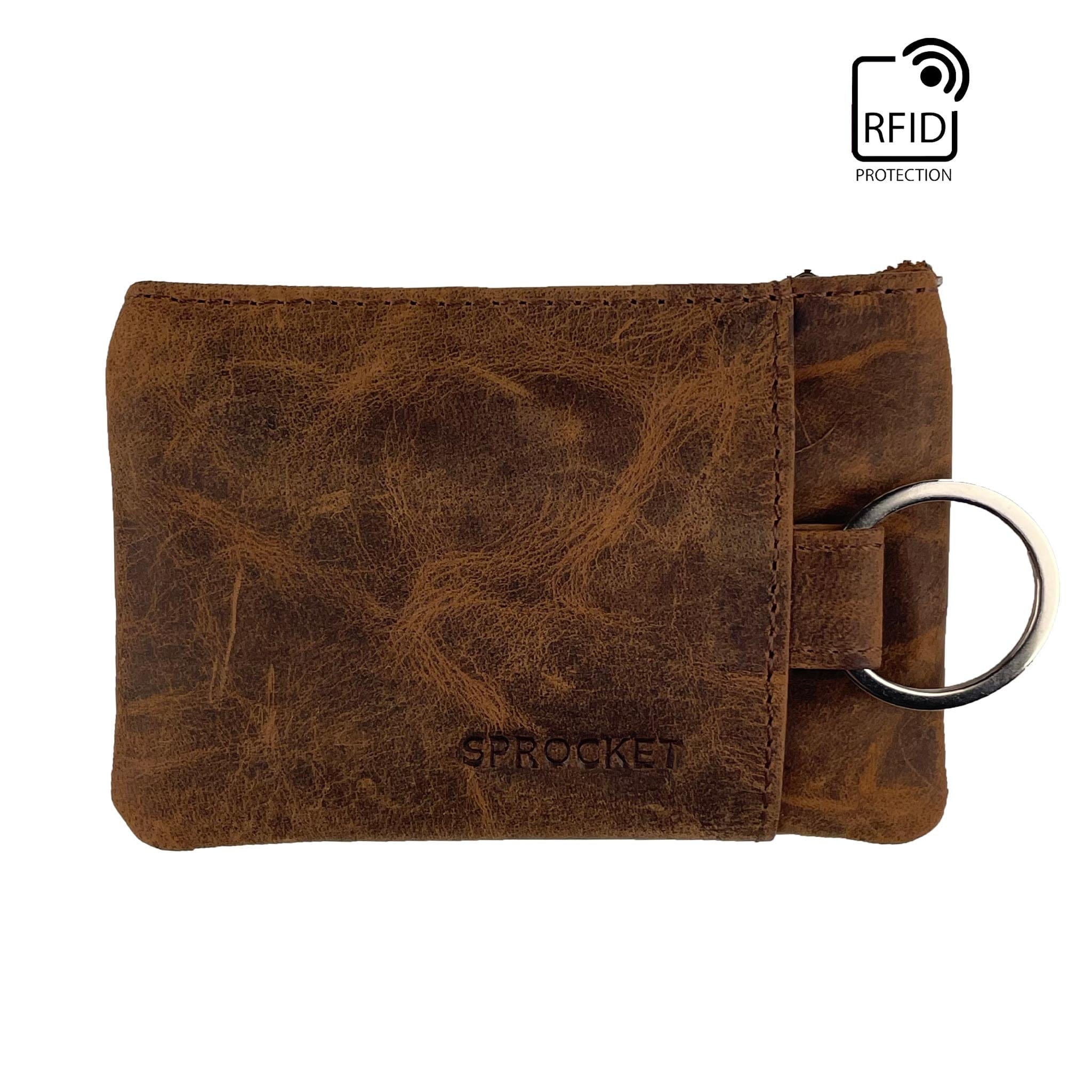 Card Wallet w/ Key Ring - Hunter