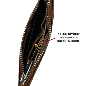 Card Wallet w/ Key Ring - Hunter
