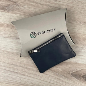 Card Wallet w/ Key Ring - Navy