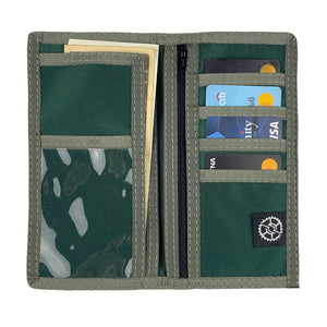 Nylon Executive Wallet - Green