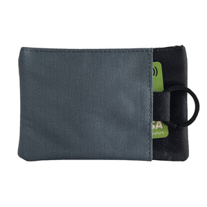 Mini Pouch Wallet - Black/Grey