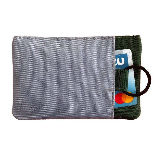 Spocket Mini Wallet Mini Pouch Wallet - Green/Light Grey - Sprocket