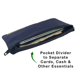 Mini Pouch Wallet - Navy