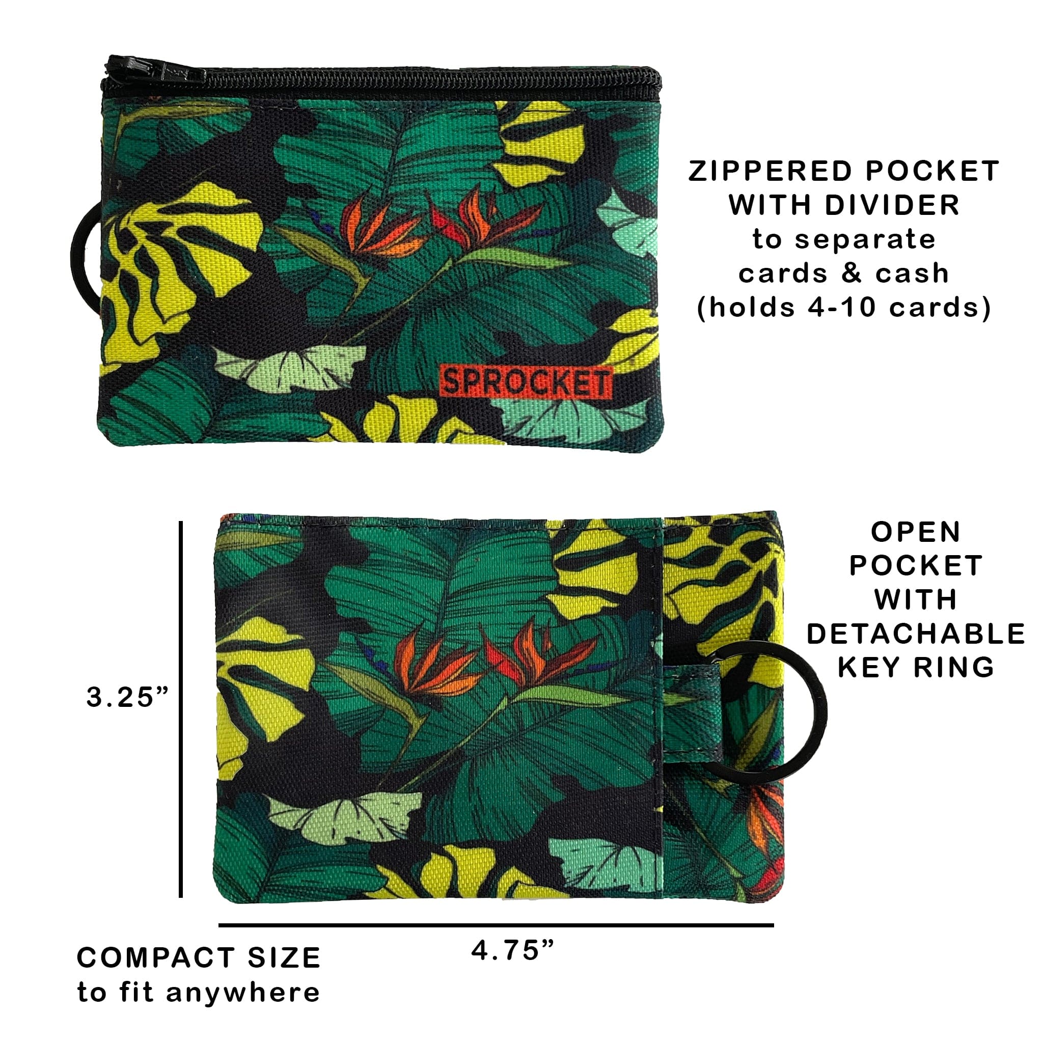 Spocket Mini Wallet Mini Pouch Wallet - Tropic - Sprocket