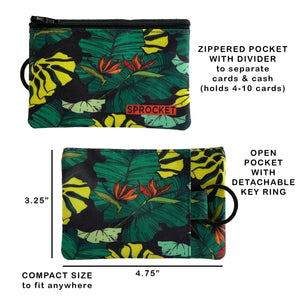 Mini Pouch Wallet - Tropic