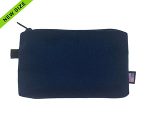 Small Nylon Pouch - Navy Blue