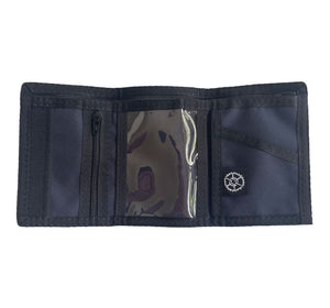 Classic Nylon Trifold Wallet - Dark Navy