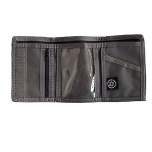 Classic Nylon Trifold Wallet - Granite