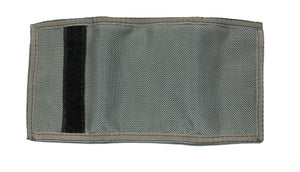 Ballistic Nylon Trifold Wallet - Grey