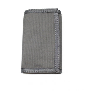 Classic Nylon Trifold Wallet - Grey