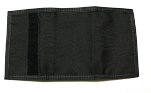 Classic Nylon Trifold Wallet - Black