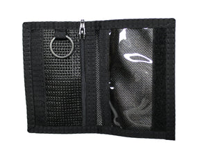 Ballistic Nylon Front Pocket Wallet - Black