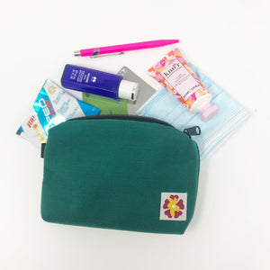 Mellow Jenny Small Teal Pouch